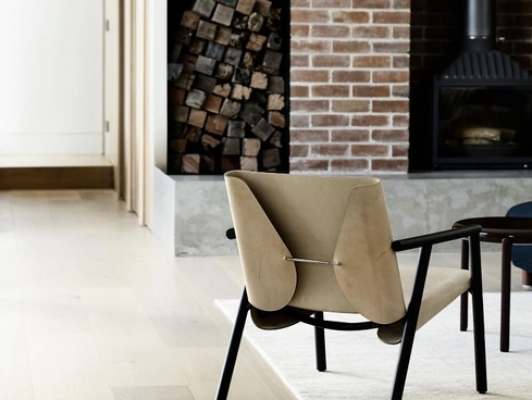 Poltroncina in cuoio 1085 Edition di Kristalia