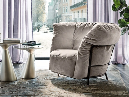 Poltroncina in tessuto Margaret di Cattelan Italia