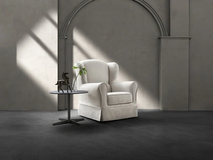 Poltrona classica in tessuto Miss di Samoa