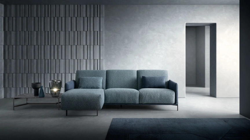 Divano con penisola Blank Minimal di Samoa