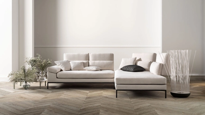 Divano con penisola Boss di Samoa