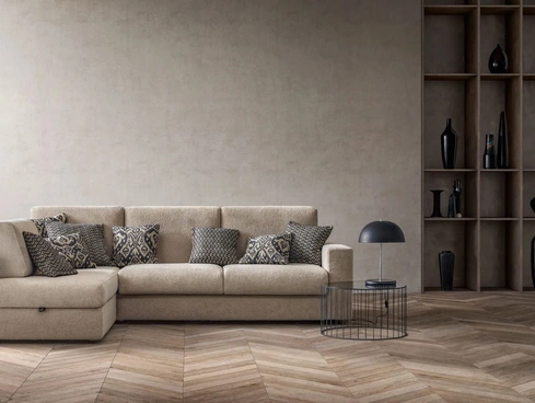 Divano Letto con penisola Cliff di Samoa