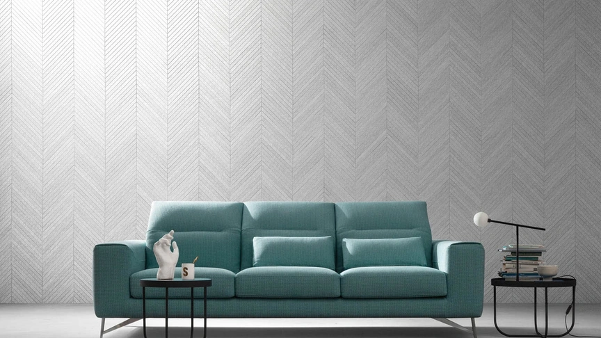 Divano lineare con sedute estraibili e schienali reclinabili Zippy Special di Samoa