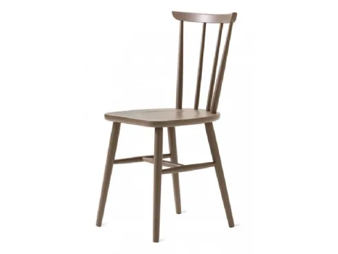 Sedia British in faggio verniciato di Veneta Cucine