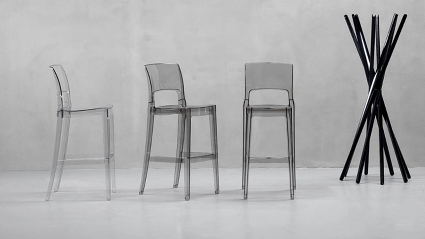 Sgabello in policarbonato Isy Antishock di Scab Design