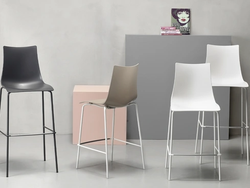 Sgabello Zebra Tecnopolimero di Scab Design