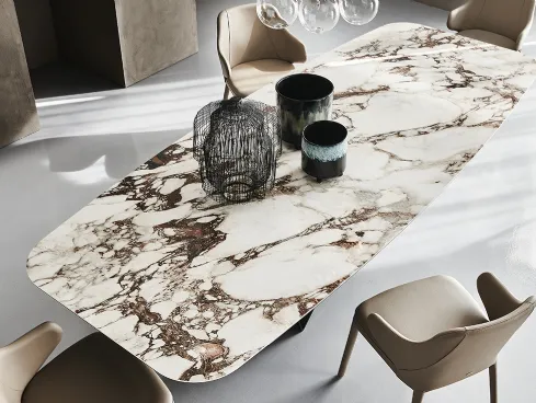 Tavolo in ceramica Skorpio Keramik di Cattelan Italia