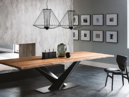 Tavolo con piano in legno Stratos Wood di Cattelan Italia