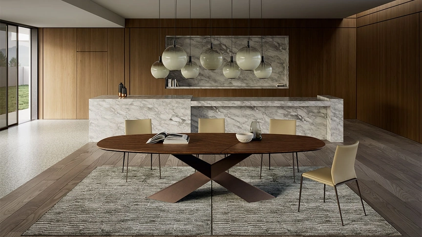 Tavolo Tyron Wood di Cattelan Italia