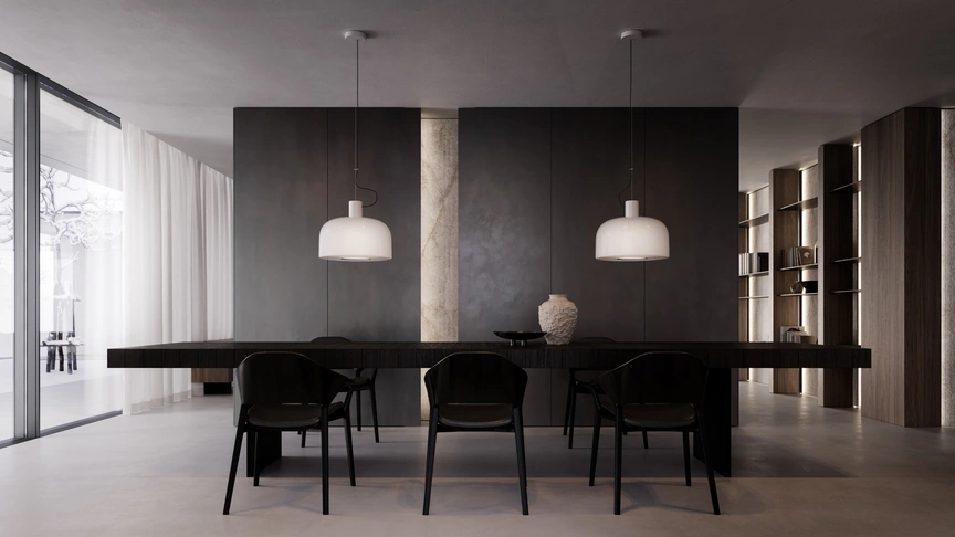 Tavolo in Rovere Fumo Hong Kong di Modulnova