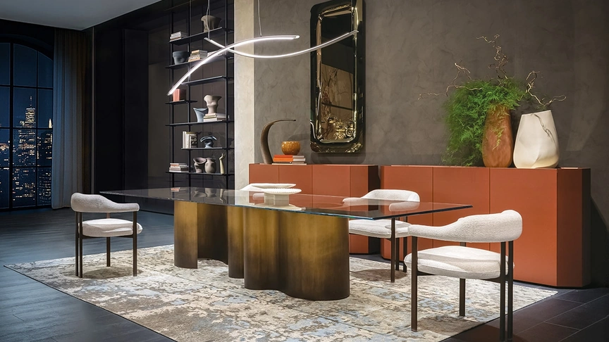 Tavolo Papel Glass di Cattelan Italia