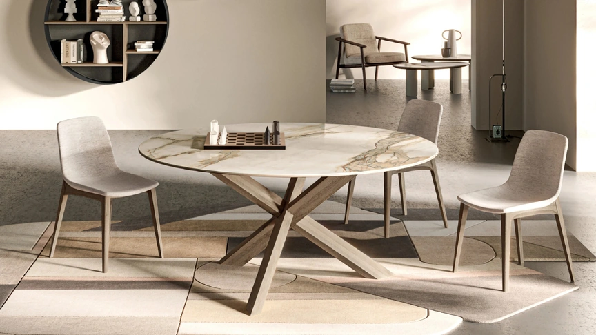 Tavolo Piano Manhattan ring Ceramics di Devina Nais