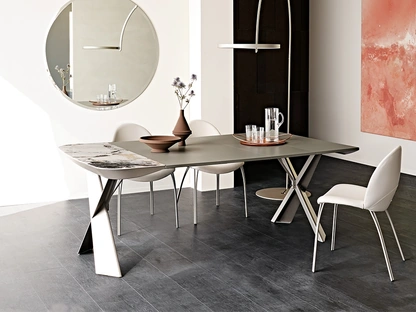 Tavolo Consolle allungabile Terminal Keramik Drive di Cattelan Italia