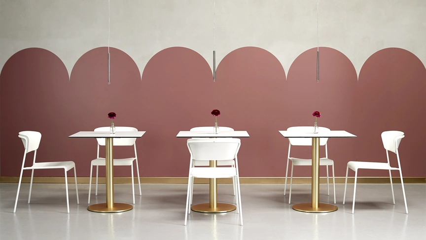 Tavolo Tiffany colonna tonda di Scab Design