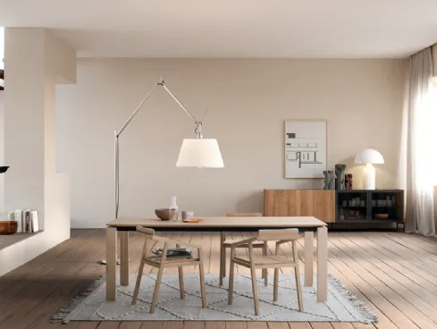 Tavolo allungabile Vogue in Rovere massello di Devina Nais