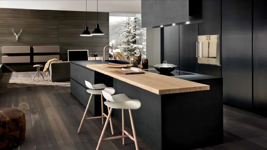Cucina Design Blade progetto 01 di Modulnova