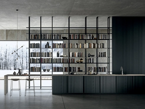 Cucina Design con isola Frame Taylor Made di Modulnova