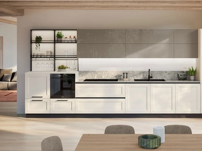 Cucina Moderna lineare Tablet 02 di Veneta Cucine
