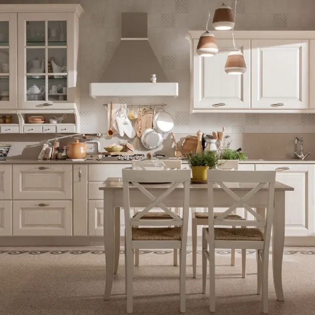 Cucina Shabby Chic Modello MEMORY di Veneta Cucine