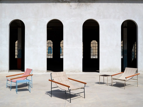 Sdraio in tessuto trapuntato Dress Code Glam di Scab Design