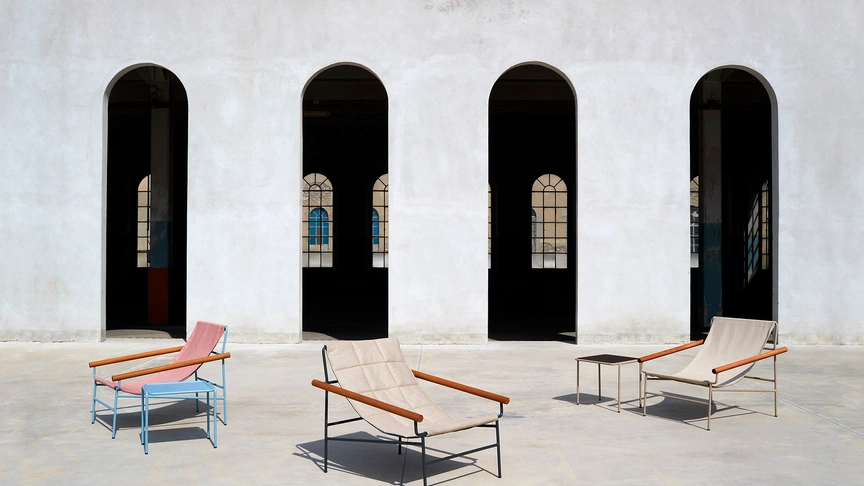 Sdraio in tessuto trapuntato Dress Code Glam di Scab Design