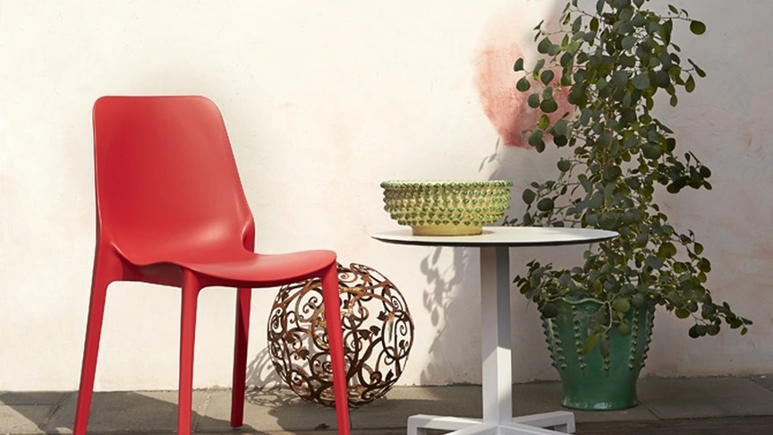 Sedia da giardino senza braccioli Ginevra di Scab Design