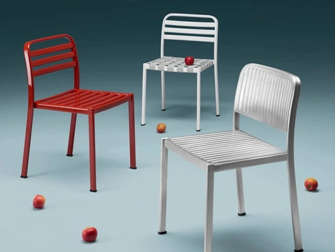 Sedia Reil in alluminio di Scab Design