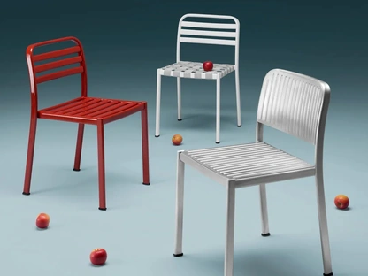 Sedia Reil in alluminio di Scab Design