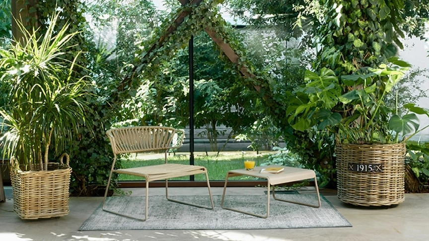 Poltroncina da esterno Lisa Lounge Filò di Scab Design