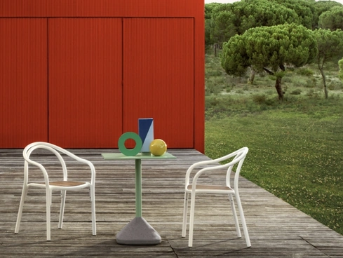 Sedia in alluminio Soul di Pedrali