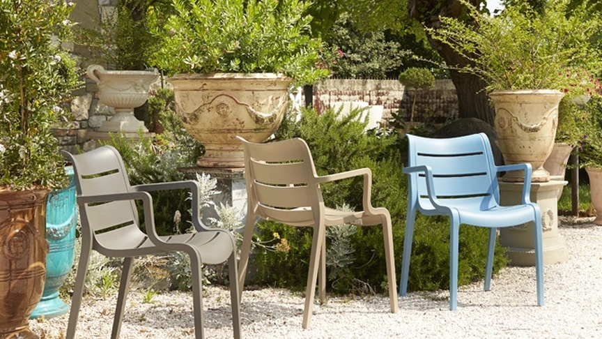 Sedia da esterno in plastica Sunset di Scab Design