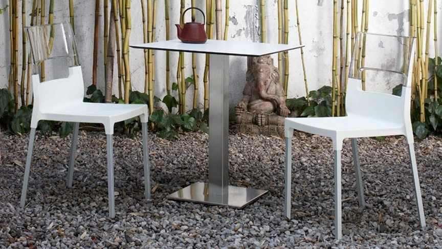 Tavolino Tiffany colonna quadrata di Scab Design