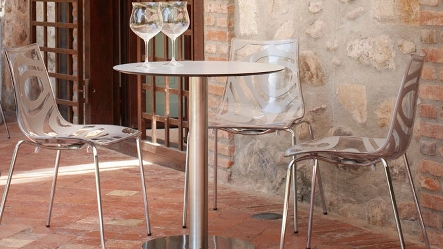 Tavolino Tiffany colonna tonda di Scab Design