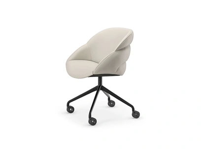 Sedia operativa girevole Camilla Wheels di Cattelan Italia